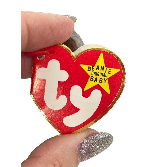 Spike the Rhinoceros Beanie Baby Vintage 1996 Retired Tush Tag Heart Tag in Case - Picture 13 of 17